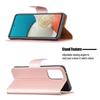 Coque Etui pour Samsung Galaxy A53 5G 6.5", [Housse en Cuir PU Premium] [Etui à Rabat] [Pochette de Portefeuille] - or rose LZWU