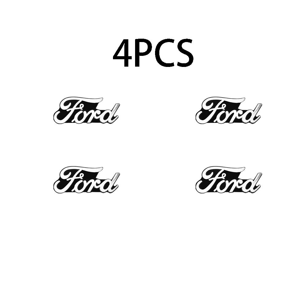 3D Aluminum Speaker Stereo Speaker Badge Emblem Sticker For Ford ST FOCUS 2 3 Mondeo MK3 MK4 Mustang Fiesta Edge Kuga Transit