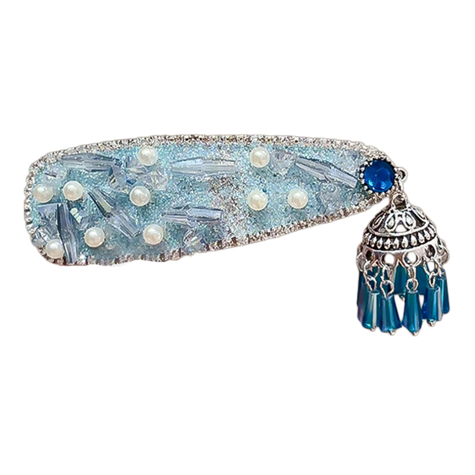 Pearl Barrettes Clip with Fringe Decor Delicate Hair Clips Barrettes Accessories for Women and Girls Daily Use