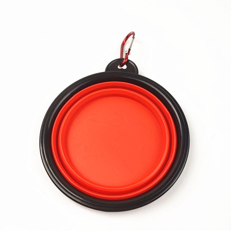 Collapsible Silicone Travel Bowl for Pets - Portable Food Bowl for Dogs & Cats