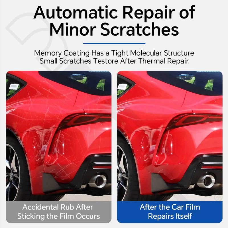 For Toyota GR SUPRA - Car Headlight Rearview TPU Protection Film Pre-cut PPF Clear Bra Anti-scratch Resistant Invisible