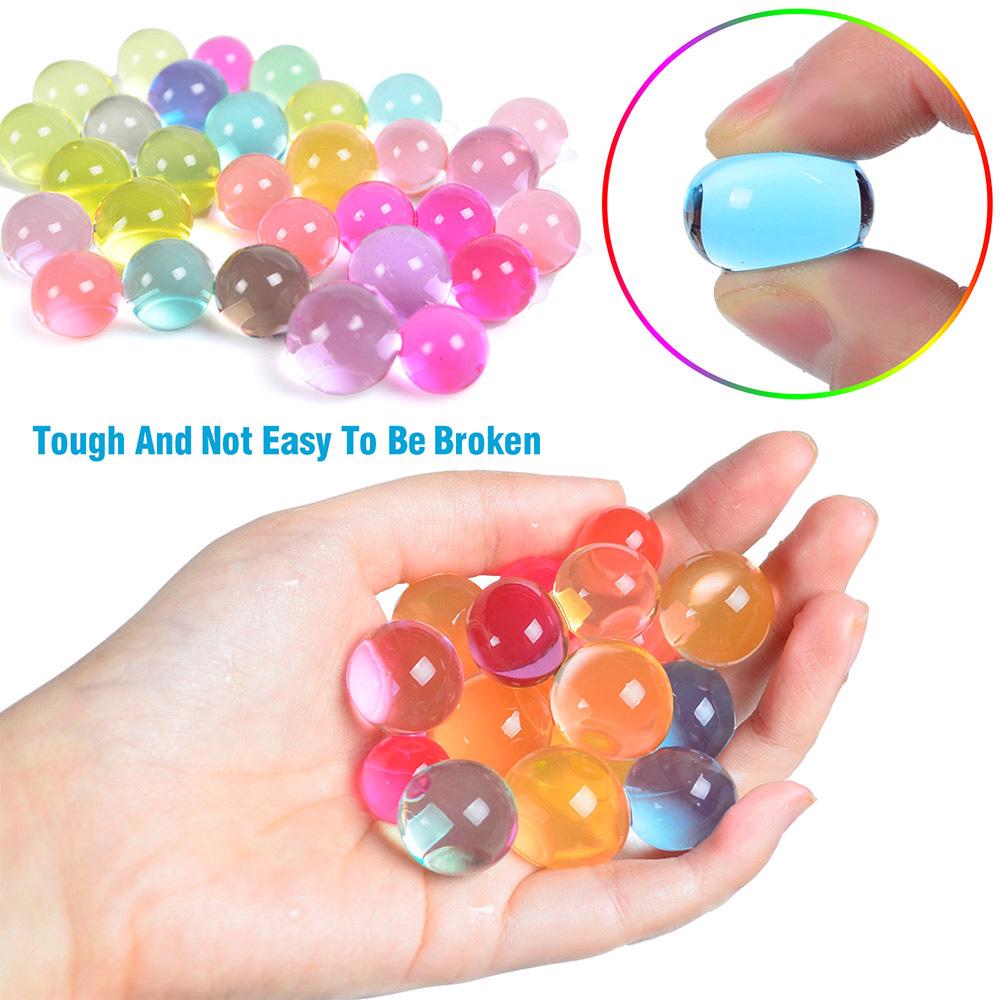 30000pcs Water Beads Rainbow Mix Crystal Soil Non-Toxic  Bottled Package for Inside Decoration Air