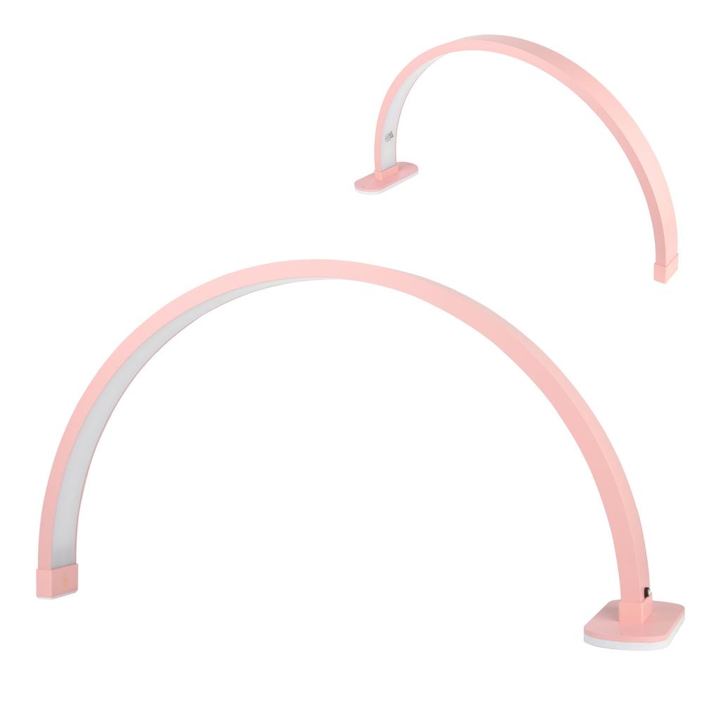 29.5in Half Moon Nail Desk Lamp 40W 3200‑5600K 2000LM Button Control Manicure Desk Lamp for Nail Eyelash Extension
