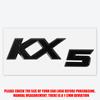 3D ABS Styling K3 K4 K5 KX5 Badge Car Body Rear Trunk Sticker Decor  Auto Accessories For Kia K2 Ceed Carnival Picanto Soul EV6