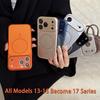 KEYSION Original Matte Glass Phone Case for MagSafe for iPhone 13 14 15 16 17 Pro Max 17 Air Magnetic Wireless Charging Armor Cover