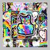50 Colorful Cartoon Graffiti Suitcase, Laptop, Scooter & Car Stickers