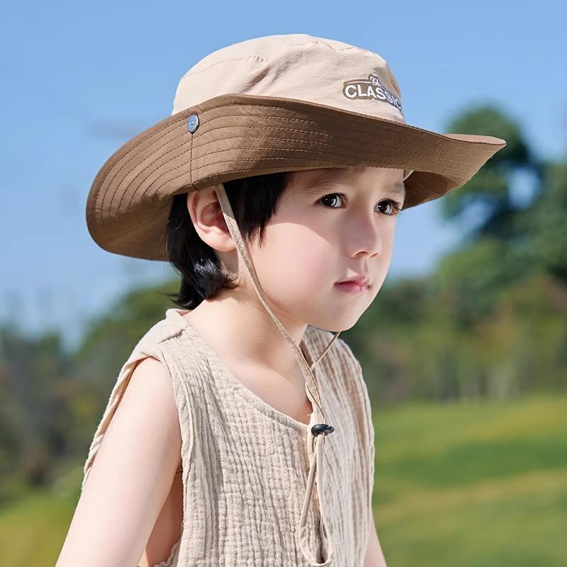 Western Cowboy Children'S Bucket Hat Boys Fashion Sun Hat Outdoor Climbing Hat Uv Protection Basin Hat