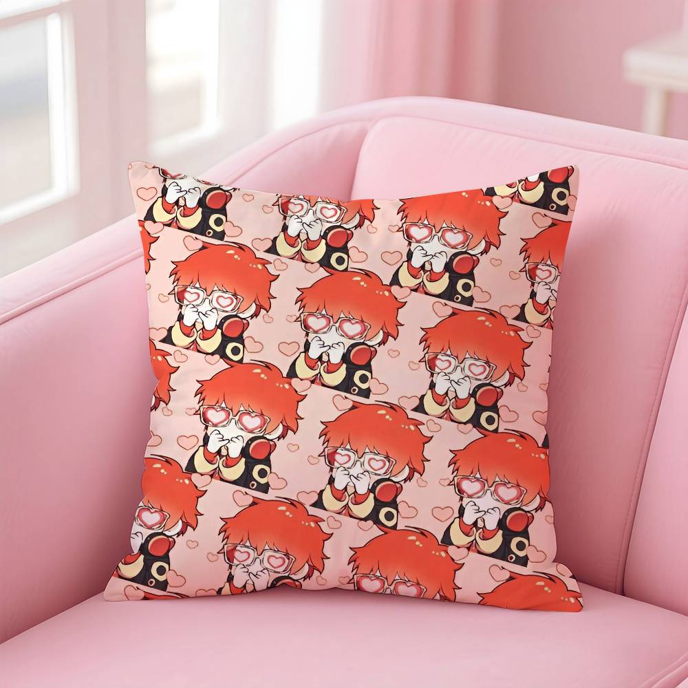 Hot Game M-Mystic Messenger 707 Pillow Case Custom Printed Brushed Fleece Pillow, Baby Skin-Touch, Eco-Friendly Dye-Sublimation