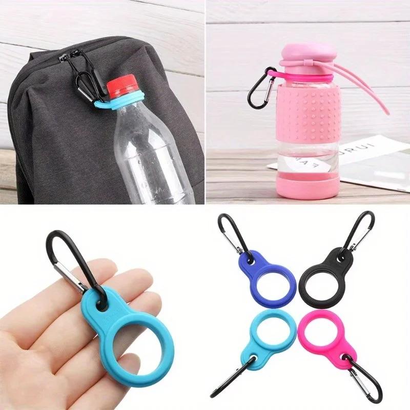 1/2/4pcs Bottle Hook Bottle Clip Silicone Climbing Bottle Holder Hanging Buckle Running Outdoor Sports  Buckle Tool