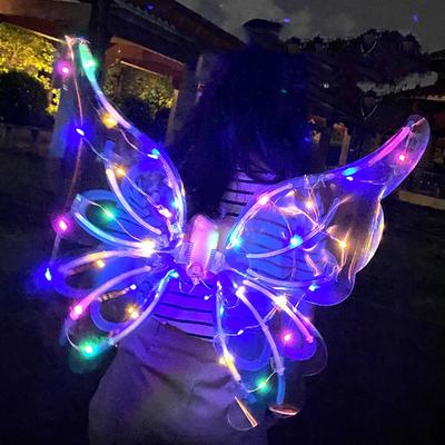 Fluttering Wings Electric Elf Wings Costume with Light Music Baby Girl Wing Toys  Cosplay