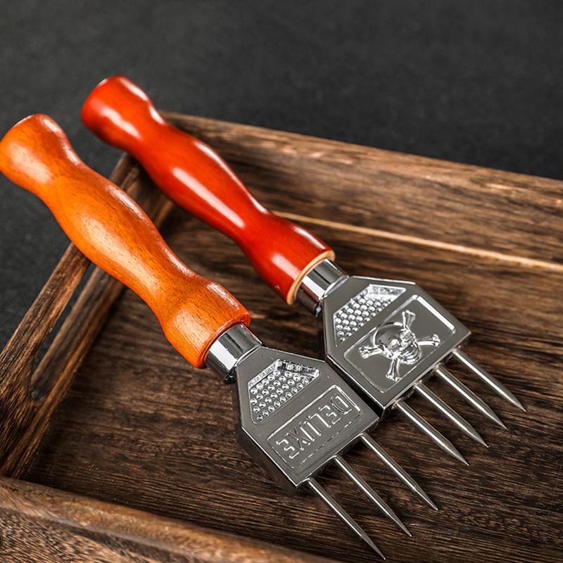 Ice Pick - solidny rozdrabniacz do lodu, stal nierdzewna 304, trzy-/czterozębny rozdrabniacz do lodu dla barmanów koktajlowych