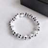 Dark Hip Hop Skull Beaded Bracelet Punk Gothic Retro Couple Bracelet Trend Personality Jewelry