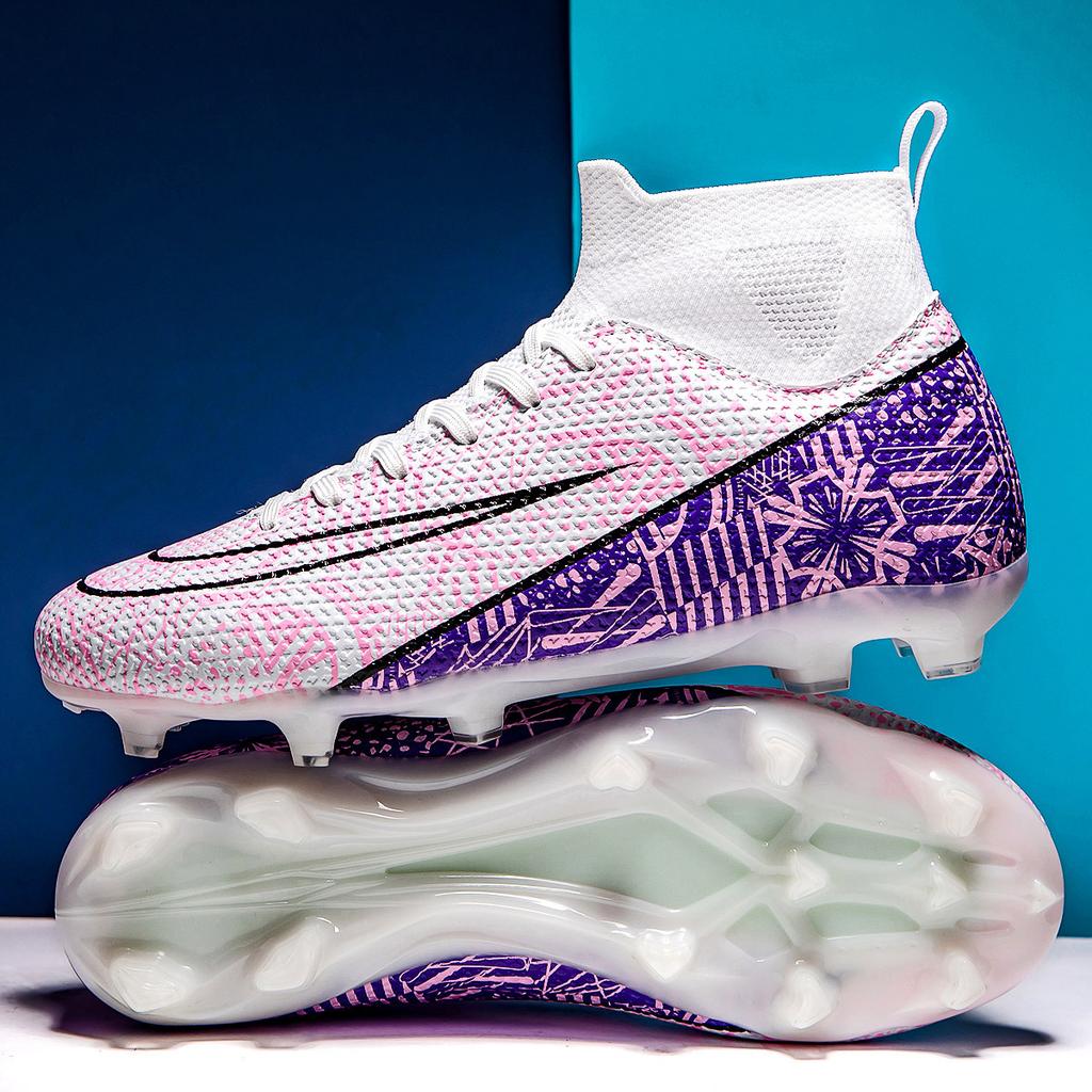 High-top Spikes Sports Children's New Large-size Shoes Training Game Broken Football Shoes Male Primary and Secondary School Students Female Univers