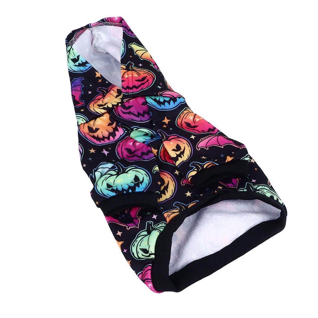 Halloween Dog Clothes Fashion Cute Pumpkin Pattern Dog Hoodie Sweatshirts for Halloween Party