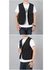 Men's Quick-Drying Multi-Pocket Vest for Outdoor, Plus Size, V-Neck, Perfect for Spring, Autumn, and Fishing
