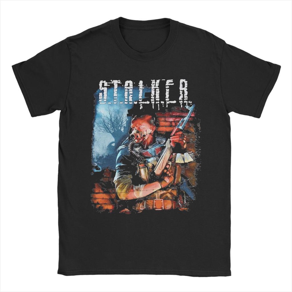 T-shirt Gioco Stalker Estivo Stalker 2 Videogioco per Unisex Magliette in Cotone Manica Corta Abbigliamento
