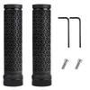 Anti-Slip Rubber Handlebar Grips for Mountain Bikes - Single-Sided Aluminum Lock-On