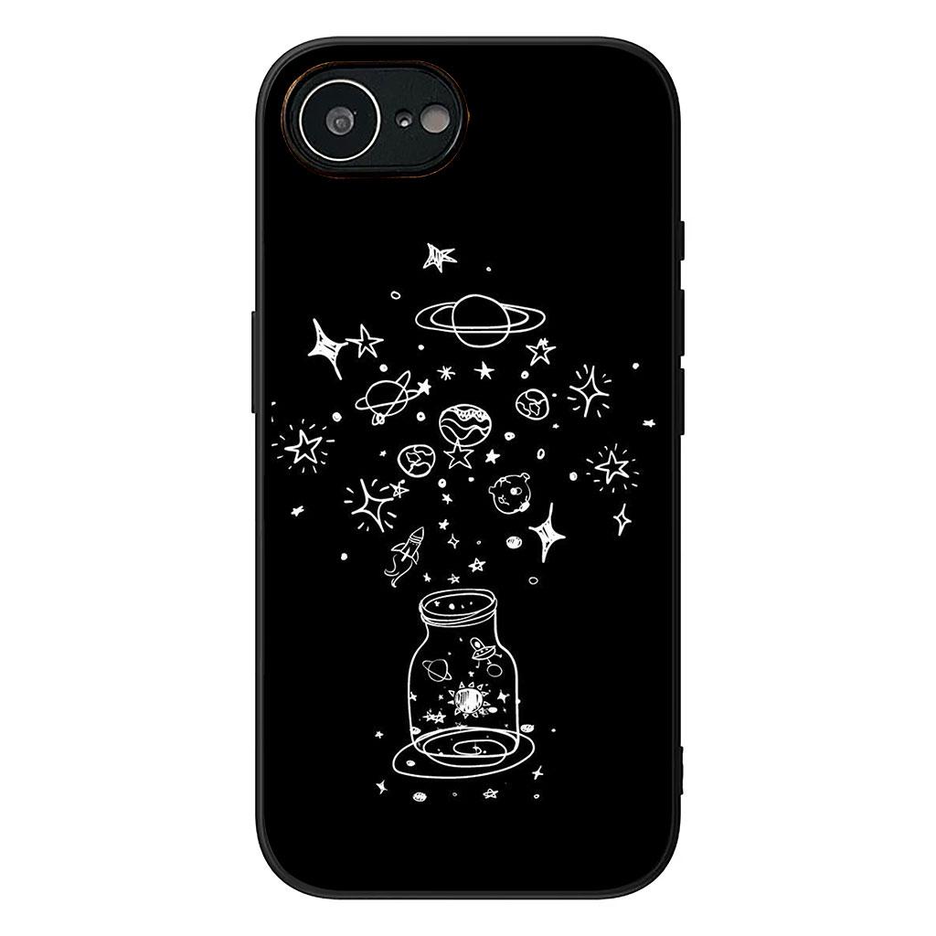 Astronaut Moon Stars Sky Phone Cover for Samsung Galaxy A36 A17 A26 A07 A35 A54 A53 A13 A33 A34 S8 S9 S20 S21 FE S10 Plus Case