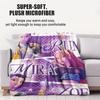 Coperta Demon Hunters KPOP Coperta Calda Anime Coperta Regalo per Fan Adatta per Casa Tempo Libero Campeggio Viaggio Coperta Multifunzionale