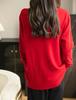 Yokbeer Merino Wool Seamless Mock First Long Knit Pullover Top for Women's 100% Sweater, Neck, Line, Ready-to-Wear, Sleeve, Cashmere-Like Fall/Winter