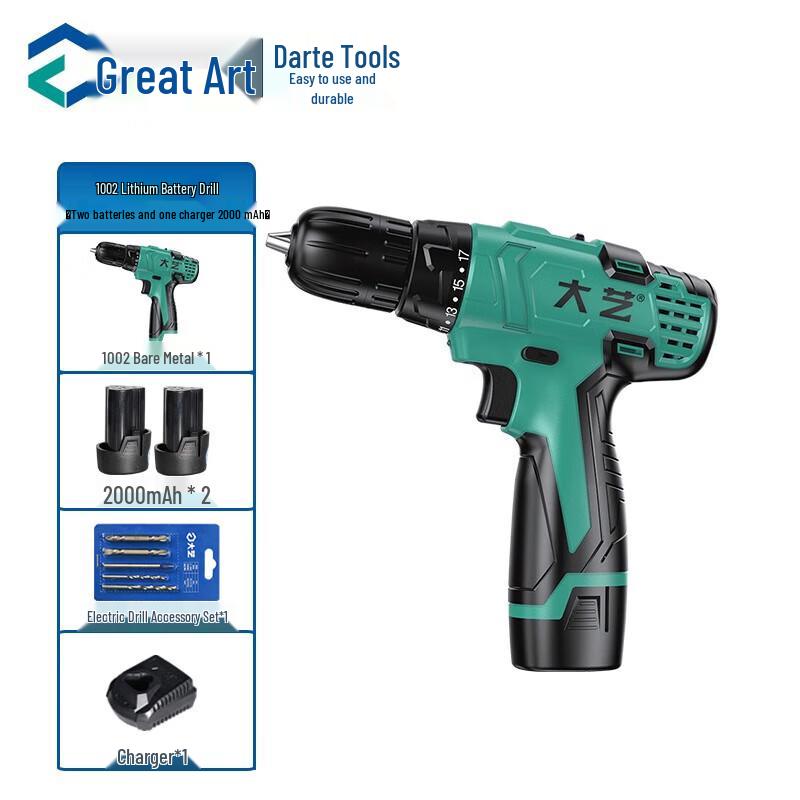 

Dayi 12V Cordless Electric Drill/Screwdriver CN plug (adapter included)