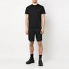 Stone Island Ss23 Solid Color Logo Embroidered Short Sleeve T-Shirt Men Tops Black 7815208G3-V0029