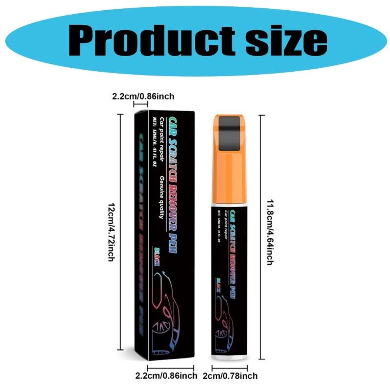Car Surfaces Paint Maintenance Pen Touch Up Pen for Scratch Remove Car Scratch Repair Paint Pen 12ml Car Scratch Remover