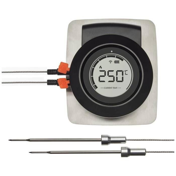 Tfa dostmann 14.1513.01 thermomètre de barbecue alarme, capteur filaire, application gratuite, surveillance de la tempé