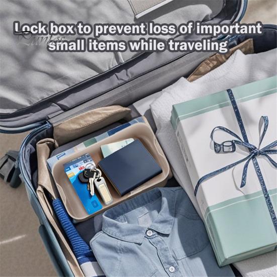 Uzamykatelný úložný box Velká kapacita Snadné nastavení Víceúčelový organizér mini uzamykacích tablet Úložný box s heslem