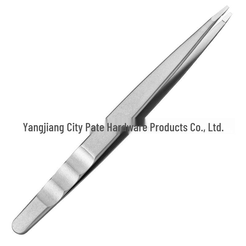 Ultra-Fine Bent Hook Blackhead Extractor Tweezers - Stainless Steel Pimple Removal Tool