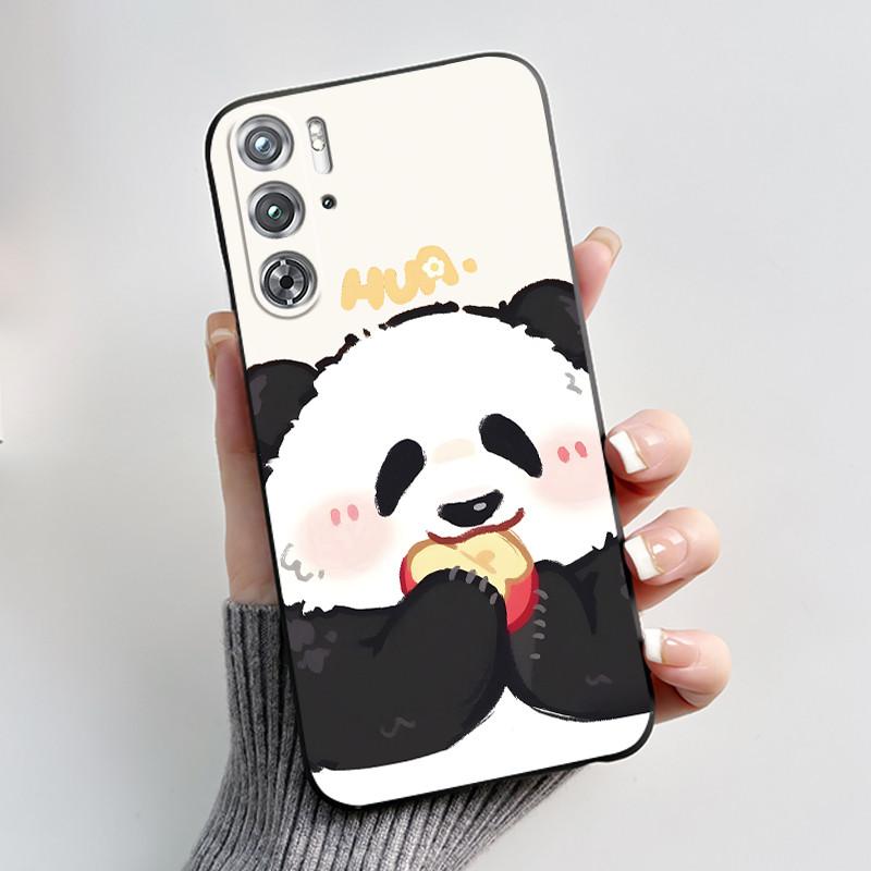 Phone Case For ZTE Nubia Red Magic Redmagic 9 9S Pro Plus 5G Case Cute Love Rabbit Protective Black matte TPU Soft Cover Casing