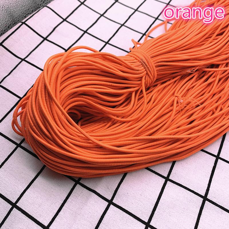 5 Yards 2,0 mm 2,5 mm Hochelastisches Rundes Gummiband Gummiband Elastische Schnur DIY Zubehör