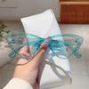 Vintage Cat Eye Glasses Women's Stylish Candy Color Eyewear with Blue Light Blocking Trendy Brand Design Optical Frames