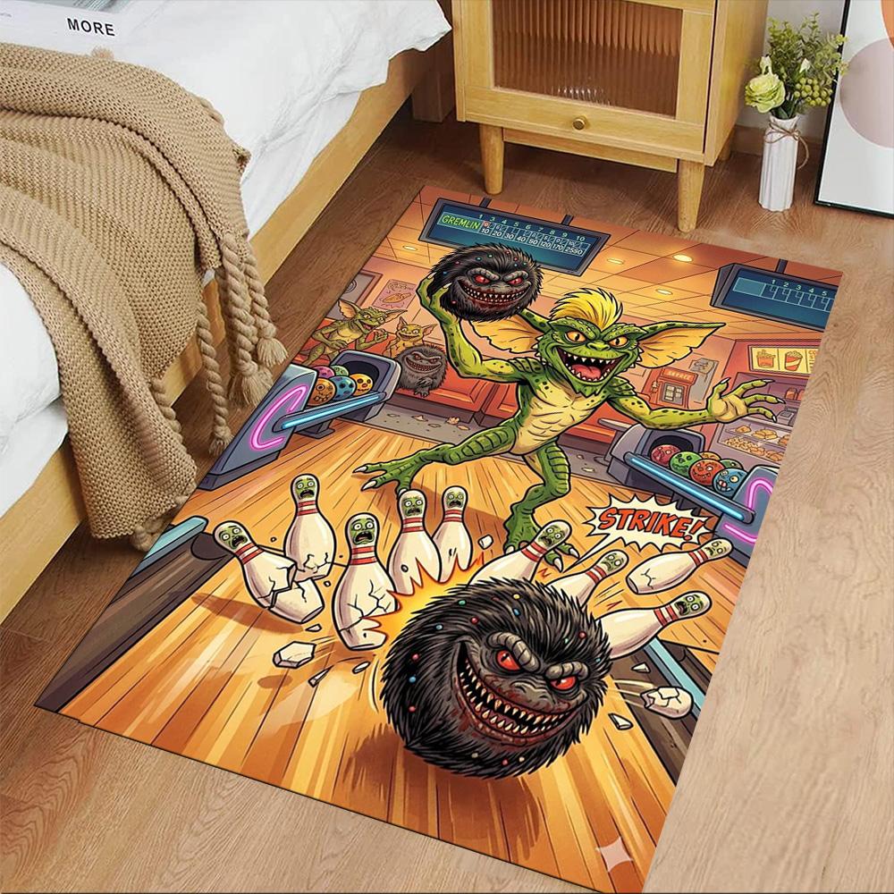 Gremlins Floor Rug Office Rug Design for Dormitory Living Rooms Dining Room Study room Anti-slip Rug Office home decor