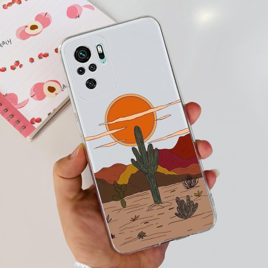For Xiaomi Redmi Note 10 4G Case Redmi Note 10S Luxury Painted Cover Cases For Xiaomi Redmi Note 10 Pro Max Note10 S Soft Fundas