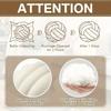Knot Ball Cushions Three Strand Rope Round Knotting Pillow Multipurpose Hand Weaving Spandex and Synthetic Cover PP Cotton