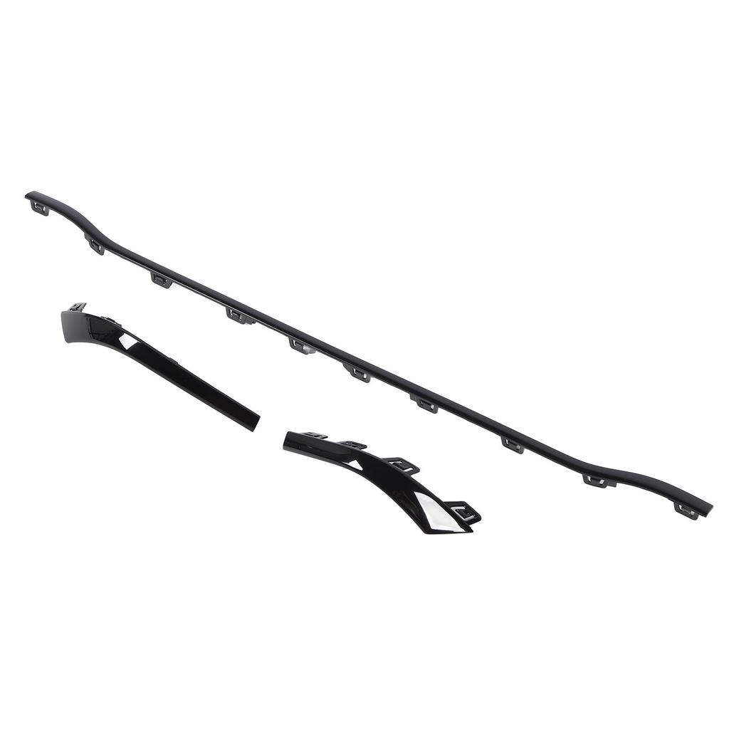 3pcs Rr Bumper Trim Strip Left Right Center Lower Bumper Cover Trim For C-Class W206   Line 2022-2024
