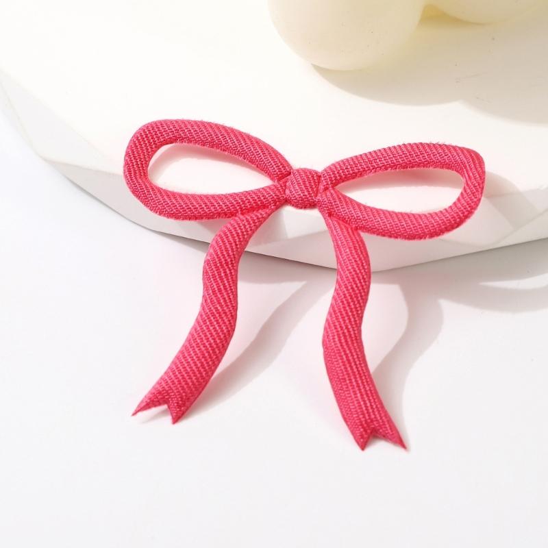 Polyester Craft Bows For DIY Hair Accessories Clothing Decors Material Easy To Attach Without Tools