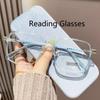 Oversized Reading Glasses Women Anti Blue Light Hyperopia Glasses Men Fashion Eyewear Farsighted Eyeglasses Diopter 0 To +4.0