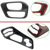 Zwart Koolstofvezel Accessoire Voor Dodge Challenger 2015-2022 Middenconsole Schakelpookpaneel Interieur Decoratieve Cover Trim