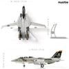 NUOTIE US Navy Tomcat Alloy Model Jolly Rogers Fighter Diecast Aircraft Military Display Model Finished Product 172 F-14 VF-84