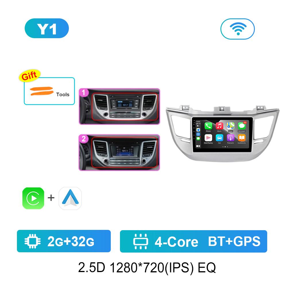 

9 inch Android System 4G DSP Stereo WiFi for Hyundai IX35 Tucson 3 2015 - 2018 Navi GPS Car Video Multimedia Player Split Screen