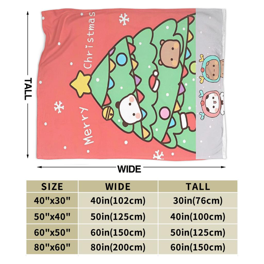 Bubu Dudu Christmas Blanket Quality Warm Bedding Throws Autumn Boy Girl Living Room Fashion Bedspread