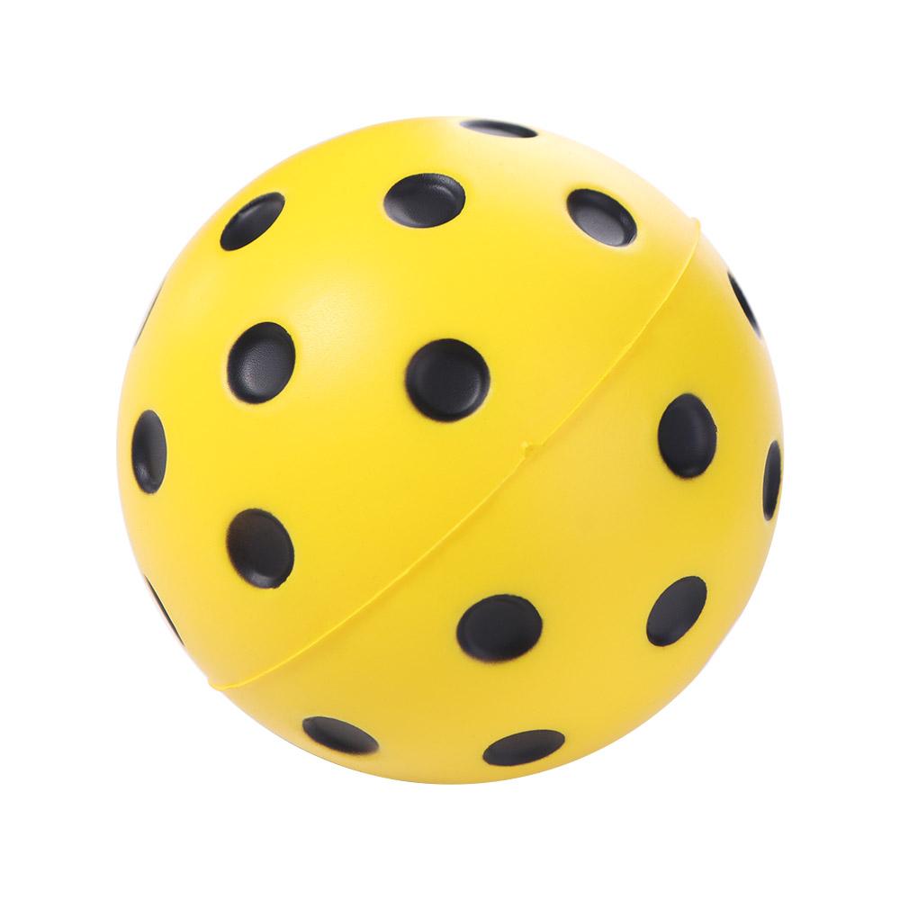 High Elasticity Foam Pickleballs Practice Balls Low Decibel Exact Real Ball  Sports Training