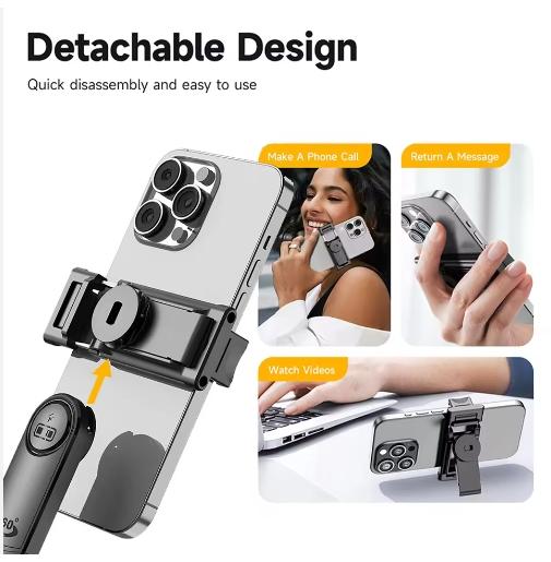 TT07 Telescopic Selfie Stick 1760mm Tripod with AI Face Tracking 360 Degrees Rotation Wireless Remote Control for Phone