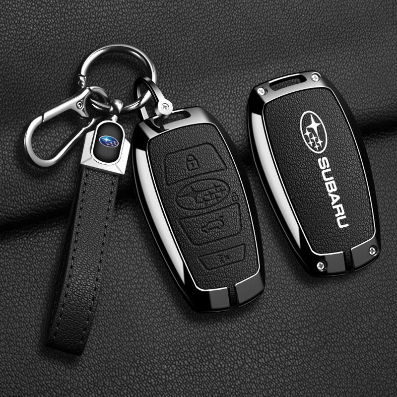 Subaru Key Case: Full Coverage Protective Shell for Forester, Outback, BRZ, Legacy, XV with Metal Buckle