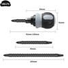 Ratchet Screwdriver Set Dual-Purpose Short Shaped Radish Head Screwdriver High Hardness Labor-Saving Screwdriver DIY Tools