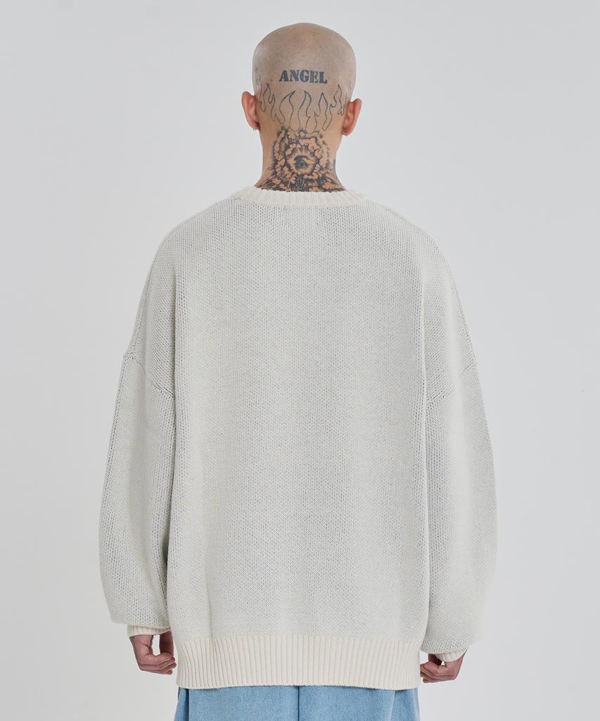AJOBYAJO [Pba] Dbof Wool Knit Sweater [Ivory]