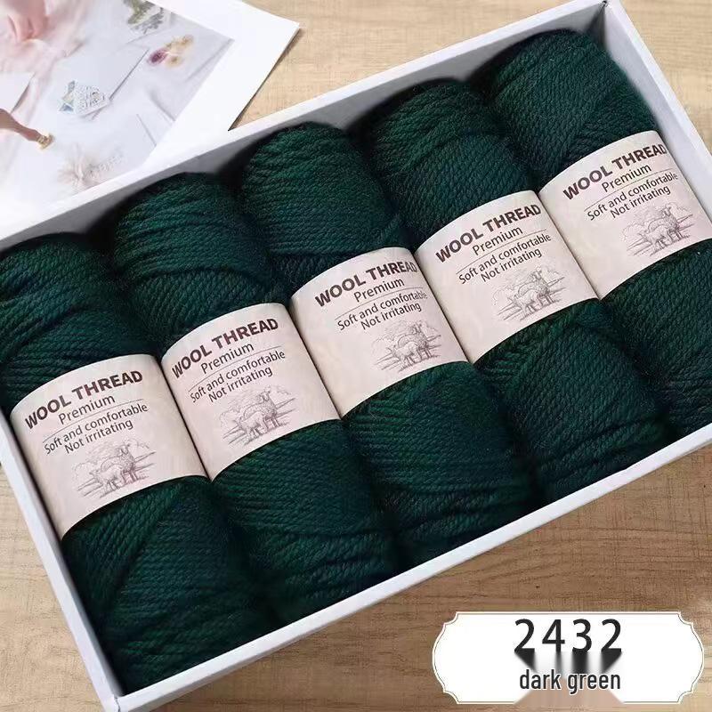 Soft Alpaca Wool Chunky Yarn for Hand Knitting Sweaters, Scarves, and Hats