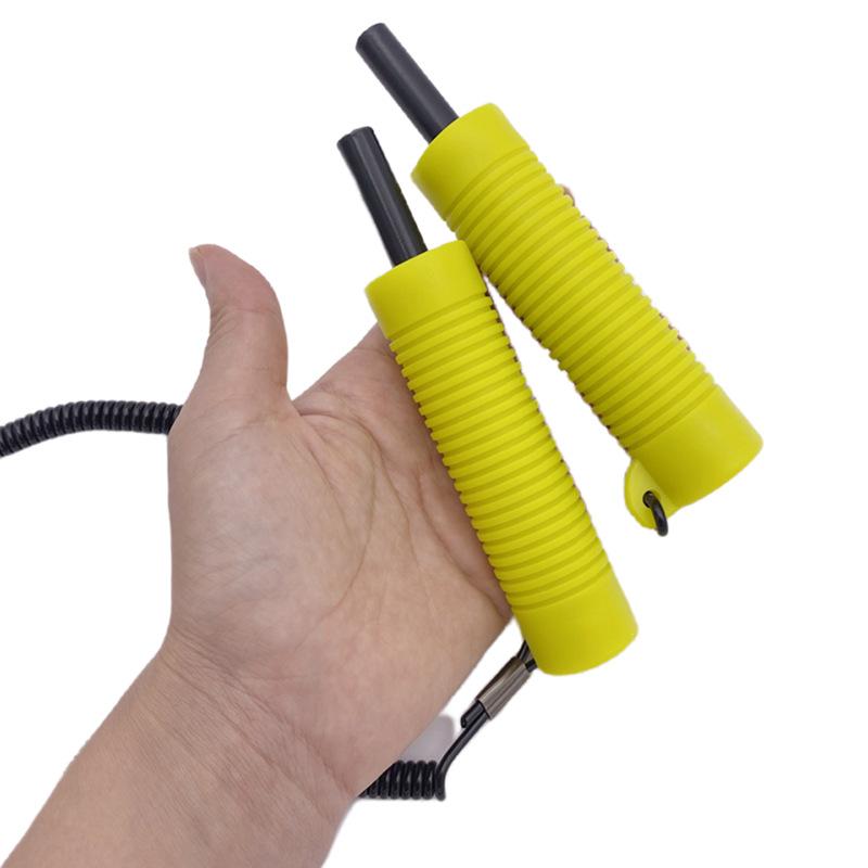 Retractable Ice Picks Ice Fishing Safety Tool Emergency Gear Crawler Aid Metal Cone Head Ice Rescue Device Winter Survival